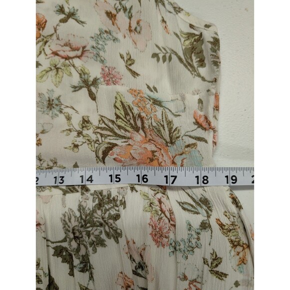 Frye Dress Womens XXL Floral Midi Button Front Prairie Boho Cottage Western Plus - Picture 8 of 14